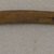 Ainu. <em>Curved Prayer Stick</em>. Wood, 13/16 x 12 11/16 in. (2.1 x 32.2 cm). Brooklyn Museum, Gift of Herman Stutzer, 12.332. Creative Commons-BY (Photo: Brooklyn Museum, CUR.12.332_bottom.jpg)