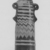  <em>Cylindrical Alabastron</em>, late 6th–early 4th century B.C.E. Glass, 3 11/16 × Diam. 1 1/16 in. (9.4 × 2.7 cm). Brooklyn Museum, Purchased with funds given by Robert B. Woodward, 12.40. Creative Commons-BY (Photo: Brooklyn Museum, CUR.12.40_negA_bw.jpg)