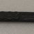 Ainu. <em>Prayer Stick</em>. Wood, 15/16 x 12 1/2 in. (2.4 x 31.8 cm). Brooklyn Museum, Gift of Herman Stutzer, 12.729. Creative Commons-BY (Photo: Brooklyn Museum, CUR.12.729_top.jpg)
