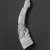  <em>Fragment of a "Magic Wand" or Clapper</em>, ca. 1539-1292 B.C.E. Ivory, 1 5/16 x 5 5/16 in. (3.3 x 13.5 cm). Brooklyn Museum, Gift of the Egypt Exploration Fund
, 14.614. Creative Commons-BY (Photo: Brooklyn Museum, CUR.14.614_NegA_print_bw.jpg)