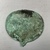  <em>Mirror Disk</em>, ca. 1539–1292 B.C.E. Bronze, linen, 4 11/16 × 4 15/16 × 1/8 in. (11.9 × 12.6 × 0.3 cm). Brooklyn Museum, Gift of the Egypt Exploration Fund, 14.619. Creative Commons-BY (Photo: Brooklyn Museum, CUR.14.619_overall.JPG)