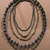  <em>Single Strand Necklace with Disk Beads</em>, ca. 1539-1190 B.C.E. Faience, Approximate length: 39 7/16 in. (100.2 cm). Brooklyn Museum, Gift of the Egypt Exploration Fund, 15.502. Creative Commons-BY (Photo: , CUR.14.629_15.502_48.66.55_erg456.jpg)