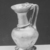 Roman. <em>Pitcher</em>, 1st century B.C.E.-1st century C.E. Glass, 4 5/16 x Diam. 2 9/16 in. (11 x 6.5 cm). Brooklyn Museum, Bequest of Robert B. Woodward, 15.10. Creative Commons-BY (Photo: Brooklyn Museum, CUR.15.10_negA_bw.jpg)