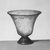 Roman. <em>Bell-shaped Vase</em>, 1st century B.C.E. Glass, 3 1/8 x Diam. 3 1/4 in. (8 x 8.3 cm). Brooklyn Museum, Gift of Robert B. Woodward, 15.14. Creative Commons-BY (Photo: Brooklyn Museum, CUR.15.14_negA_bw.jpg)