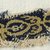 Coptic. <em>Band Fragment with Animal and Botanical Decoration</em>, 5th-6th centruy C.E. Flax, wool, 1 x 6 in. (2.5 x 15.2 cm). Brooklyn Museum, Gift of the Egypt Exploration Fund, 15.451c. Creative Commons-BY (Photo: Brooklyn Museum (in collaboration with Index of Christian Art, Princeton University), CUR.15.451C_detail02_ICA.jpg)