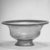 Egypto-Roman. <em>Bowl</em>, 4th century C.E. Glass, 3 1/16 x Diam. 6 1/16 in. (7.7 x 15.4 cm). Brooklyn Museum, Gift of Evangeline Wilbour Blashfield, Theodora Wilbour, and Victor Wilbour honoring the wishes of their mother, Charlotte Beebe Wilbour, as a memorial to their father, Charles Edwin Wilbour, 16.108.13. Creative Commons-BY (Photo: Brooklyn Museum, CUR.16.108.13_NegA_print_bw.jpg)
