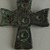 Coptic. <em>Cross Pendant</em>, 5th century C.E. Bronze, 5/8 × 1/16 × 1 in. (1.6 × 0.2 × 2.6 cm). Brooklyn Museum, Gift of Evangeline Wilbour Blashfield, Theodora Wilbour, and Victor Wilbour honoring the wishes of their mother, Charlotte Beebe Wilbour, as a memorial to their father, Charles Edwin Wilbour, 16.135. Creative Commons-BY (Photo: Brooklyn Museum (in collaboration with Index of Christian Art, Princeton University), CUR.16.135_detail01_ICA.jpg)