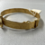 Egypto-Roman. <em>Bracelet</em>, 3rd century C.E. Gold, width: 3/8 in. (1 cm); diameter: 3 7/8 in. (9.8 cm). Brooklyn Museum, Gift of Evangeline Wilbour Blashfield, Theodora Wilbour, and Victor Wilbour honoring the wishes of their mother, Charlotte Beebe Wilbour, as a memorial to their father, Charles Edwin Wilbour, 16.145. Creative Commons-BY (Photo: Brooklyn Museum, CUR.16.145_overall01.JPG)