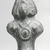 Coptic. <em>Figurine of a Female</em>, 6th-7th century C.E. Terracotta, pigment, 5 1/4 x 3 1/16 x 1 11/16 in. (13.4 x 7.8 x 4.3 cm). Brooklyn Museum, Gift of Evangeline Wilbour Blashfield, Theodora Wilbour, and Victor Wilbour honoring the wishes of their mother, Charlotte Beebe Wilbour, as a memorial to their father, Charles Edwin Wilbour, 16.160. Creative Commons-BY (Photo: Brooklyn Museum, CUR.16.160_NegC_print_bw.jpg)