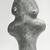 Coptic. <em>Figurine of a Female</em>, 6th-7th century C.E. Terracotta, pigment, 5 1/4 x 3 1/16 x 1 11/16 in. (13.4 x 7.8 x 4.3 cm). Brooklyn Museum, Gift of Evangeline Wilbour Blashfield, Theodora Wilbour, and Victor Wilbour honoring the wishes of their mother, Charlotte Beebe Wilbour, as a memorial to their father, Charles Edwin Wilbour, 16.160. Creative Commons-BY (Photo: Brooklyn Museum, CUR.16.160_NegE_print_bw.jpg)