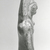 Coptic. <em>Figurine of a Female</em>, 6th-7th century C.E. Terracotta, pigment, 5 11/16 x 3 1/16 x 1 5/16 in. (14.5 x 7.7 x 3.4 cm). Brooklyn Museum, Gift of Evangeline Wilbour Blashfield, Theodora Wilbour, and Victor Wilbour honoring the wishes of their mother, Charlotte Beebe Wilbour, as a memorial to their father, Charles Edwin Wilbour, 16.161. Creative Commons-BY (Photo: Brooklyn Museum, CUR.16.161_NegE_print_bw.jpg)