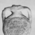 Coptic. <em>Ampulla of St. Menas</em>, 5th-7th century C.E. Terracotta, Length: 3 1/8 in. (8 cm). Brooklyn Museum, Gift of Evangeline Wilbour Blashfield, Theodora Wilbour, and Victor Wilbour honoring the wishes of their mother, Charlotte Beebe Wilbour, as a memorial to their father, Charles Edwin Wilbour, 16.164. Creative Commons-BY (Photo: , CUR.16.164_NegID_16.163_GRPC_print_cropped_bw.jpg)