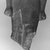  <em>Fragment of a Standing Statue</em>. Red quartzite, 6 7/16 x 5 5/16 in. (16.3 x 13.5 cm). Brooklyn Museum, Gift of Evangeline Wilbour Blashfield, Theodora Wilbour, and Victor Wilbour honoring the wishes of their mother, Charlotte Beebe Wilbour, as a memorial to their father, Charles Edwin Wilbour, 16.172. Creative Commons-BY (Photo: Brooklyn Museum, CUR.16.172_NegID_CEG691_print_cropped_bw.jpg)