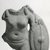  <em>Fragmentary Statuette of a Nude Female</em>, 2nd - 3rd century C.E. Clay, 5 7/8 x 5 x 2 1/16 in. (15 x 12.7 x 5.2 cm). Brooklyn Museum, Gift of Evangeline Wilbour Blashfield, Theodora Wilbour, and Victor Wilbour honoring the wishes of their mother, Charlotte Beebe Wilbour, as a memorial to their father, Charles Edwin Wilbour, 16.215. Creative Commons-BY (Photo: Brooklyn Museum, CUR.16.215_NegA_print_bw.jpg)