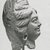  <em>Head of Female</em>, 2nd-3rd century C.E. Clay, 4 3/16 x 2 5/8 x 2 7/16 in. (10.7 x 6.7 x 6.3 cm). Brooklyn Museum, Gift of Evangeline Wilbour Blashfield, Theodora Wilbour, and Victor Wilbour honoring the wishes of their mother, Charlotte Beebe Wilbour, as a memorial to their father, Charles Edwin Wilbour, 16.220. Creative Commons-BY (Photo: Brooklyn Museum, CUR.16.220_NegB_print_bw.jpg)