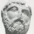 Graeco-Egyptian. <em>Male Portrait Head</em>, 3rd-2nd century B.C.E. Terracotta, 2 x 1 1/2 x 1 9/16 in. (5.1 x 3.8 x 3.9 cm). Brooklyn Museum, Gift of Evangeline Wilbour Blashfield, Theodora Wilbour, and Victor Wilbour honoring the wishes of their mother, Charlotte Beebe Wilbour, as a memorial to their father, Charles Edwin Wilbour, 16.234. Creative Commons-BY (Photo: Brooklyn Museum, CUR.16.234_NegC_print_bw.jpg)