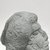 Egyptian. <em>Male Head</em>, 525-404 B.C.E., 343-332 B.C.E. or 30 B.C.E.-395 C.E. Terracotta, 1 15/16 × 1 11/16 × 1 3/4 in. (4.9 × 4.3 × 4.4 cm). Brooklyn Museum, Gift of Evangeline Wilbour Blashfield, Theodora Wilbour, and Victor Wilbour honoring the wishes of their mother, Charlotte Beebe Wilbour, as a memorial to their father, Charles Edwin Wilbour, 16.303. Creative Commons-BY (Photo: Brooklyn Museum, CUR.16.303_NegC_print_bw.jpg)