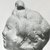 Graeco-Egyptian. <em>Head of a Child</em>. Terracotta, 1 3/4 x 1 1/4 x 1 3/8 in. (4.5 x 3.2 x 3.6 cm). Brooklyn Museum, Gift of Evangeline Wilbour Blashfield, Theodora Wilbour, and Victor Wilbour honoring the wishes of their mother, Charlotte Beebe Wilbour, as a memorial to their father, Charles Edwin Wilbour, 16.307. Creative Commons-BY (Photo: Brooklyn Museum, CUR.16.307_NegA_print_bw.jpg)