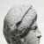 Greek. <em>Female Head</em>, late 5th to 4th century B.C.E. Clay, pigment, 1 5/16 x 1 1/8 x 1 in. (3.4 x 2.8 x 2.6 cm). Brooklyn Museum, Gift of Evangeline Wilbour Blashfield, Theodora Wilbour, and Victor Wilbour honoring the wishes of their mother, Charlotte Beebe Wilbour, as a memorial to their father, Charles Edwin Wilbour, 16.308. Creative Commons-BY (Photo: Brooklyn Museum, CUR.16.308_NegB_print_bw.jpg)