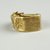 Coptic. <em>Finger Ring with Inscription</em>, 5th-6th century C.E. Gold, Diam. 5/8 in. (1.6 cm). Brooklyn Museum, Gift of Evangeline Wilbour Blashfield, Theodora Wilbour, and Victor Wilbour honoring the wishes of their mother, Charlotte Beebe Wilbour, as a memorial to their father, Charles Edwin Wilbour, 16.320. Creative Commons-BY (Photo: Brooklyn Museum (in collaboration with Index of Christian Art, Princeton University), CUR.16.320_view2_ICA.jpg)
