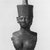 <em>Head and Bust of Neith</em>. Bronze, 3 11/16 x 1 3/8 in. (9.3 x 3.5 cm). Brooklyn Museum, Gift of Evangeline Wilbour Blashfield, Theodora Wilbour, and Victor Wilbour honoring the wishes of their mother, Charlotte Beebe Wilbour, as a memorial to their father, Charles Edwin Wilbour, 16.382. Creative Commons-BY (Photo: Brooklyn Museum, CUR.16.382_print_NegA_bw.jpg)