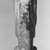  <em>Statuette</em>, ca. 2008-1539 B.C.E. Limestone, 7 1/2 x 2 1/2 x 4 in. (19.1 x 6.4 x 10.2 cm). Brooklyn Museum, Gift of Evangeline Wilbour Blashfield, Theodora Wilbour, and Victor Wilbour honoring the wishes of their mother, Charlotte Beebe Wilbour, as a memorial to their father, Charles Edwin Wilbour, 16.580.154. Creative Commons-BY (Photo: Brooklyn Museum, CUR.16.580.154_NegD_print_bw.jpg)