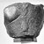 Egyptian. <em>Fragment from Statue of Montuemhat</em>, ca. 1075-656 B.C.E. Granite, 5 1/2 × 7 × 4 in. (14 × 17.8 × 10.2 cm). Brooklyn Museum, Gift of Evangeline Wilbour Blashfield, Theodora Wilbour, and Victor Wilbour honoring the wishes of their mother, Charlotte Beebe Wilbour, as a memorial to their father, Charles Edwin Wilbour, 16.580.186. Creative Commons-BY (Photo: Brooklyn Museum, CUR.16.580.186_NegI_bw.jpg)