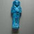  <em>Funerary Figurine of Djedptahiouefankh</em>, ca. 1190–945 B.C.E. Faience, 4 1/16 x 1 11/16 x 1 5/16 in. (10.3 x 4.3 x 3.3 cm). Brooklyn Museum, Gift of Evangeline Wilbour Blashfield, Theodora Wilbour, and Victor Wilbour honoring the wishes of their mother, Charlotte Beebe Wilbour, as a memorial to their father Charles Edwin Wilbour, 16.580.200. Creative Commons-BY (Photo: Brooklyn Museum, CUR.16.580.200_view1.jpg)