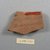  <em>Demotic Ostracon</em>. Terracotta, pigment, 1 13/16 x 5/16 x 2 11/16 in. (4.6 x 0.8 x 6.8 cm). Brooklyn Museum, Gift of Evangeline Wilbour Blashfield, Theodora Wilbour, and Victor Wilbour honoring the wishes of their mother, Charlotte Beebe Wilbour, as a memorial to their father, Charles Edwin Wilbour, 16.580.235. Creative Commons-BY (Photo: Brooklyn Museum, CUR.16.580.235_view2.jpg)