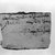  <em>Demotic Ostracon</em>. Terracotta, pigment, 2 1/16 x 5/16 x 2 13/16 in. (5.2 x 0.8 x 7.2 cm). Brooklyn Museum, Gift of Evangeline Wilbour Blashfield, Theodora Wilbour, and Victor Wilbour honoring the wishes of their mother, Charlotte Beebe Wilbour, as a memorial to their father, Charles Edwin Wilbour, 16.580.242. Creative Commons-BY (Photo: Brooklyn Museum, CUR.16.580.242_NegA_bw.jpg)