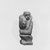  <em>Seated Monkey as Amulet</em>, 30-395 C.E. Faience, 1 5/16 × 9/16 × 9/16 in. (3.4 × 1.4 × 1.5 cm). Brooklyn Museum, Gift of Evangeline Wilbour Blashfield, Theodora Wilbour, and Victor Wilbour honoring the wishes of their mother, Charlotte Beebe Wilbour, as a memorial to their father Charles Edwin Wilbour, 16.580.43. Creative Commons-BY (Photo: Brooklyn Museum, CUR.16.580.43_NegB_print_bw.jpg)