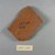 Demotic. <em>Demotic Ostracon</em>, Year 15 of a Ptolemy. Terracotta, pigment, 2 3/16 x 3/8 x 2 3/4 in. (5.6 x 0.9 x 7 cm). Brooklyn Museum, Gift of Evangeline Wilbour Blashfield, Theodora Wilbour, and Victor Wilbour honoring the wishes of their mother, Charlotte Beebe Wilbour, as a memorial to their father, Charles Edwin Wilbour, 16.580.512. Creative Commons-BY (Photo: Brooklyn Museum, CUR.16.580.512_view2.jpg)
