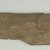 Coptic. <em>Fragmentary Board</em>. Wood, 2 15/16 x 5/16 x 12 1/4 in. (7.4 x 0.8 x 31.1 cm). Brooklyn Museum, Gift of Evangeline Wilbour Blashfield, Theodora Wilbour, and Victor Wilbour honoring the wishes of their mother, Charlotte Beebe Wilbour, as a memorial to their father, Charles Edwin Wilbour, 16.647. Creative Commons-BY (Photo: Brooklyn Museum (in collaboration with Index of Christian Art, Princeton University), CUR.16.647_detail03_ICA.jpg)