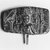  <em>Upper Part of Cippus of Horus</em>, 332-30 B.C.E. Steatite, 4 x 1 1/4 x 2 5/8 in. (10.1 x 3.2 x 6.6 cm). Brooklyn Museum, Gift of Evangeline Wilbour Blashfield, Theodora Wilbour, and Victor Wilbour honoring the wishes of their mother, Charlotte Beebe Wilbour, as a memorial to their father, Charles Edwin Wilbour, 16.652. Creative Commons-BY (Photo: Brooklyn Museum, CUR.16.652_NegA_print_bw.jpg)