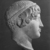 Roman. <em>Head, Apollo of the Omphalos</em>, 1st century C.E. copy of a 480 B.C.E. original. Marble, 12 5/8 × 7 7/8 × 9 1/16 in. (32 × 20 × 23 cm). Brooklyn Museum, Purchased with funds given by A. Augustus Healy and Robert B. Woodward Memorial Fund, 18.166. Creative Commons-BY (Photo: Brooklyn Museum, CUR.18.166_NegL_print_bw.jpg)