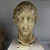 Roman. <em>Head, Apollo of the Omphalos</em>, 1st century C.E. copy of a 480 B.C.E. original. Marble, 12 5/8 × 7 7/8 × 9 1/16 in. (32 × 20 × 23 cm). Brooklyn Museum, Purchased with funds given by A. Augustus Healy and Robert B. Woodward Memorial Fund, 18.166. Creative Commons-BY (Photo: Brooklyn Museum, CUR.18.166_view01.jpg)