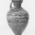  <em>Amphora</em>, 5th century B.C.E. Glass, 2 13/16 x Diam. 1 11/16 in. (7.1 x 4.3 cm). Brooklyn Museum, 19.1. Creative Commons-BY (Photo: Brooklyn Museum, CUR.19.1DUP1_negA_bw.jpg)
