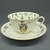 Genevive Wimsatt (American, active 2nd quarter 20th century). <em>Tea Cup and Saucer</em>, patented June 19,1928. Earthenware, Tea cup and saucer: 2 3/8 x 5 13/16 in. (6 x 14.8 cm). Brooklyn Museum, Gift of Joseph V. Garry, 1989.106.8a-b. Creative Commons-BY (Photo: Brooklyn Museum, CUR.1989.106.8a-b_view1.JPG)