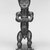 Fang. <em>Reliquary Guardian Figure (Eyema Bieri)</em>, 19th-20th century. Wood, metal, 16 x 4 3/4 x 3 3/8 in. (40.7 x 12.1 x 9.0 cm). Brooklyn Museum, The Adolph and Esther D. Gottlieb Collection, 1989.51.46. Creative Commons-BY (Photo: Brooklyn Museum, CUR.1989.51.46_print_front_bw.jpg)