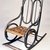 Attributed to Tyler Desk Company. <em>Child's Bentwood Rocking Chair</em>, ca. 1885. Ebonized bentwood, original upholstery, 28 1/8 x 14 x 25 1/4 in. (71.4 x 35.6 x 64.1 cm). Brooklyn Museum, Gift of Joseph V. Garry, 1989.60.2. Creative Commons-BY (Photo: Brooklyn Museum, CUR.1989.60.2.jpg)
