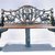 Trauffer (attributed to a member of the family). <em>Bench</em>, ca. 1895. Wood, glass, 33 x 54 1/2 x 17 in.  (83.8 x 138.4 x 43.2 cm). Brooklyn Museum, Gift of Mr. and Mrs. Bruce M. Newman, 1990.230.3. Creative Commons-BY (Photo: Brooklyn Museum, CUR.1990.230.3.jpg)
