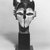 Fang. <em>Marionette Head?</em>, 19th century. Wood, metal, pigment, 12 5/16 x 6 9/16 x 5 15/16 in. (31.2 x 16.7 x 15.0 cm). Brooklyn Museum, Gift of Corice and Armand P. Arman, 1991.169.3. Creative Commons-BY (Photo: Brooklyn Museum, CUR.1991.169.3_print_front_bw.jpg)