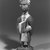 Thomas Ona Odulate (Yorùbá, Nigerian, ca. 1900-1952). <em>Figure of a Barrister</em>, first half of 20th century, ca.1940. Wood, pigment, 10 x 3 3/8 in. (25.4 x 8.5 cm). Brooklyn Museum, Caroline H. Polhemus Fund, 1991.175.1. Creative Commons-BY (Photo: Brooklyn Museum, CUR.1991.175.1_print_front_bw.jpg)