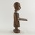 Thomas Ona Odulate (Yorùbá, Nigerian, ca. 1900-1952). <em>Figure of a Clergyman</em>, early 20th century. Wood, pigment, 9 3/16 x 3 1/4 in. (23.2 x 8.2 cm). Brooklyn Museum, Caroline H. Polhemus Fund, 1991.175.2. Creative Commons-BY (Photo: Brooklyn Museum, CUR.1991.175.2_side_PS5.jpg)