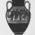 In the manner of Lysippides Painter. <em>Black-Figure Amphora</em>, ca. 530 B.C.E. Clay, slip, Height: 22 1/4 in. (56.5 cm). Brooklyn Museum, Gift of Mr. and Mrs. Paul E. Manheim, 1991.204.2. Creative Commons-BY (Photo: , CUR.1991.204.2_NegG_print_bw.jpg)