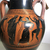 In the manner of Lysippides Painter. <em>Black-Figure Amphora</em>, ca. 530 B.C.E. Clay, slip, Height: 22 1/4 in. (56.5 cm). Brooklyn Museum, Gift of Mr. and Mrs. Paul E. Manheim, 1991.204.2. Creative Commons-BY (Photo: , CUR.1991.204.2_view03.jpg)