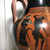In the manner of Lysippides Painter. <em>Black-Figure Amphora</em>, ca. 530 B.C.E. Clay, slip, Height: 22 1/4 in. (56.5 cm). Brooklyn Museum, Gift of Mr. and Mrs. Paul E. Manheim, 1991.204.2. Creative Commons-BY (Photo: , CUR.1991.204.2_view05.jpg)
