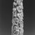 Vili. <em>Tusk Carving with Figures</em>, 19th century. Ivory, 4 x 1 1/4 x 1 1/2in. (10.2 x 3.2 x 3.8cm). Brooklyn Museum, Gift of Drs. Noble and Jean Endicott, 1992.136.14. Creative Commons-BY (Photo: Brooklyn Museum, CUR.1992.136.14_print_view1_bw.jpg)