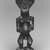 Songye. <em>Standing Male Figure</em>, early 20th century. Wood, metal, 5 x 1 3/4 in. (13.0 x 4.5 cm). Brooklyn Museum, Gift of Drs. Noble and Jean Endicott, 1992.136.15. Creative Commons-BY (Photo: Brooklyn Museum, CUR.1992.136.15_print_front_bw.jpg)