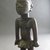 Yorùbá artist. <em>Male twin figure (Ère Ìbejì)</em>, early 20th century. Wood, metal, nails, 7 3/4 x 2 1/4 in. (19.7 x 5.7 cm). Brooklyn Museum, Gift of the David and Margery Edwards Collection, 1992.67.1. Creative Commons-BY (Photo: Brooklyn Museum, CUR.1992.67.1_overall.jpg)